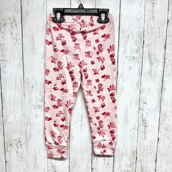 Hill House Pants Kids Size 2Y The Tiny PJ Pants Love Letters Valentine Pink NWOT - Picture 4 of 4
